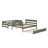 Wooden Twin Over Full Bunk Bed With A Pull-Out  Bed-1252185084