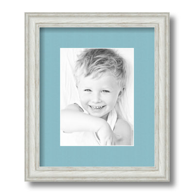 Wood Matte Picture Frame with Mat