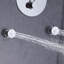 Système de douche mural multifonctionnel avec jets de corps et valve brute-88968053