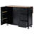 Farmhouse Kitchen Island With Power Outlet-9001928
