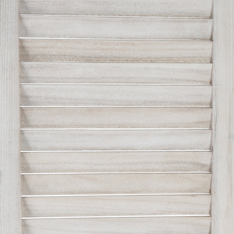 160Cm W x 169.9Cm H 4 - Panel Solid Wood Room Divider
