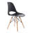 Simple Dining Chairs Set Of 4 With Beech Leg Enhance Armless Lounge Chair