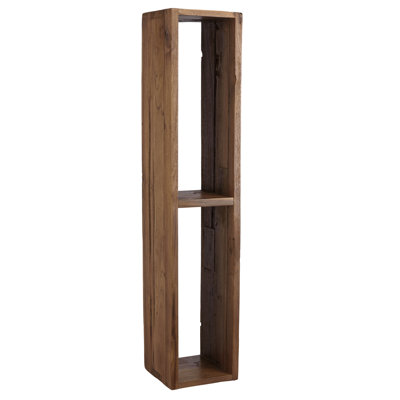 Ahlers Teak Solid Wood Floating Shelf