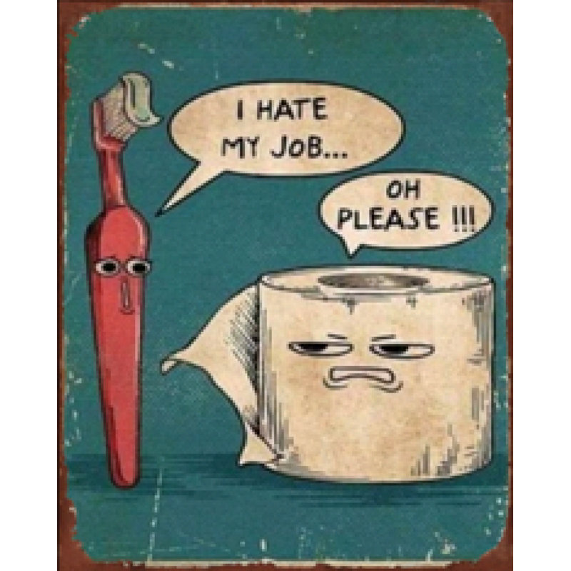 Bathroom Humor Sign