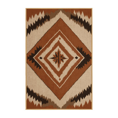 Tapis désert peint