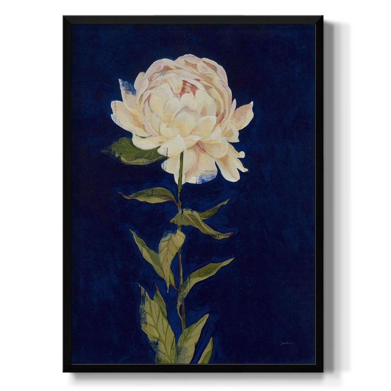 Impression sur toile Vront II, Toile encadrée noire, Pas de tapis