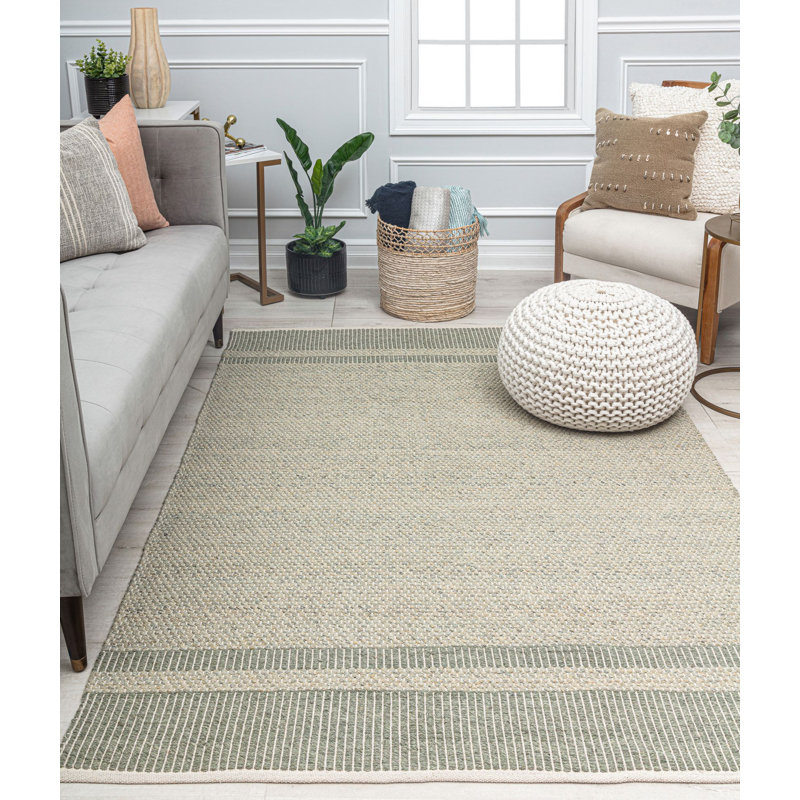 Tapis olive Daphne Farmhouse, Rectangle 8 pi x 10 pi