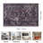 Vintage Burgundy Area Rugs 6x9ft, Washable Rug Non Slip, Low-Pile Soft Distressed Floor Mat for Living Room, Bedroom, Kitchen, Office, Dorm, Dinning Room-75374273
