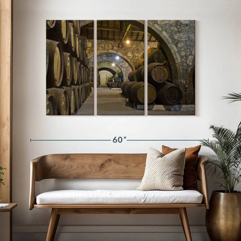 Barils de vin Lilie Cellar, H 32 po x l 50 po