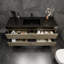 Ensemble de meuble-lavabo simple mural 59 po Golitz-493744944