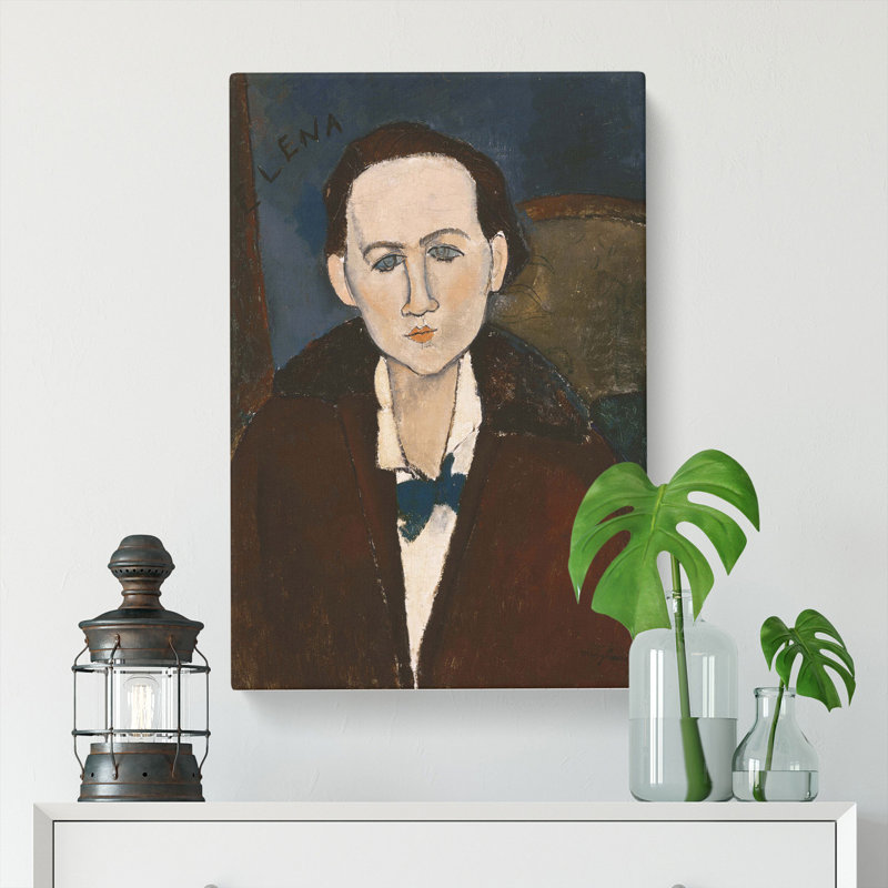 Elena Povolozky by Amedeo Modigliani - Wrapped Canvas Painting, 76cm H x 50cm W x 3cm D