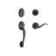 Columbus Handleset with Deadbolt and Door Lever and Rosette-22037752-22037757-59711774