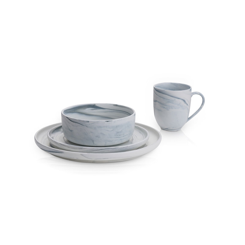 Service de table 32 pièces Stone Lain Brighton, Gris