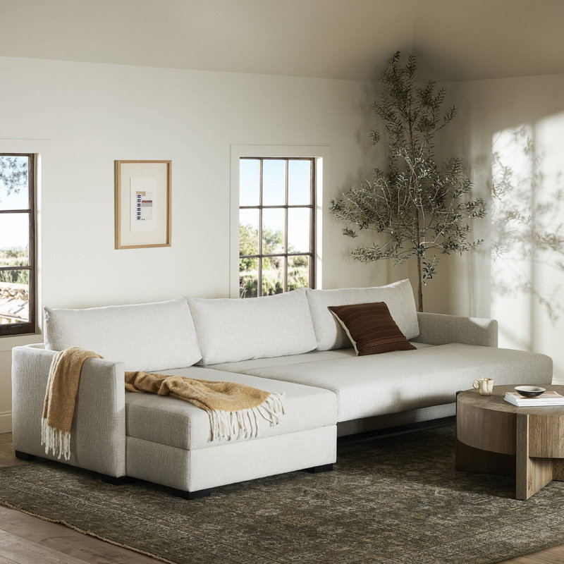 Wickham Leather 2 - Piece Chaise Sectional, Right Arm Facing