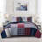 Checkered Patchwork Cotton Quilt Set-2114064769