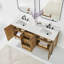 Meuble-lavabo double 72 po Clara Brown