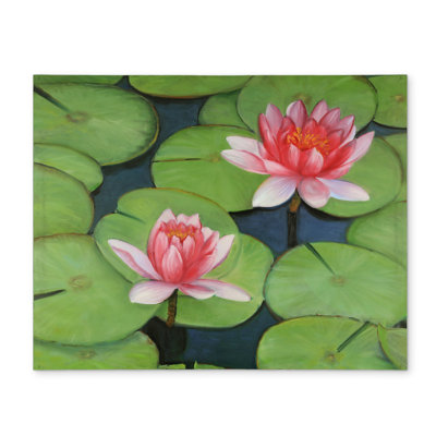 Romantic Lotus Flower Placemat - Floral Botanical Home Decor