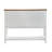 Bar cabinet Console Table with 2-Door Cabinet & 1 Drawers, Coffee Bar, Wine rack,Entryway Table with Storage Shelf, Sofa Tables Buffet Sideboard for Kitchen, Hallway, Dining, Living Room, White