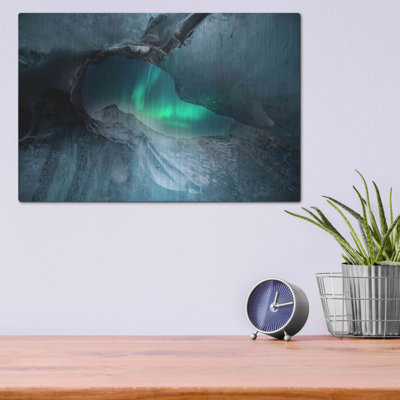 " Northern Lights Aurora Borealis 1 " by Luxe Metal Portfolio