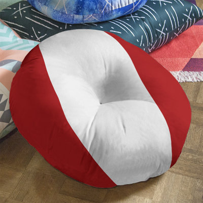 Striped Reversible Throw Pillow