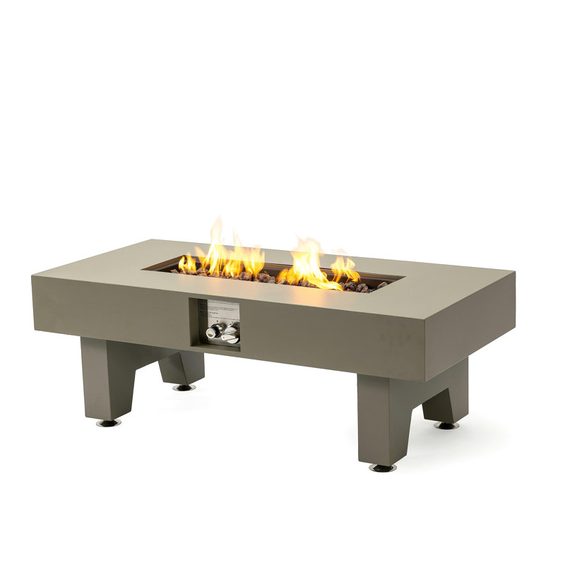 Table de foyer en fer 42 pouces