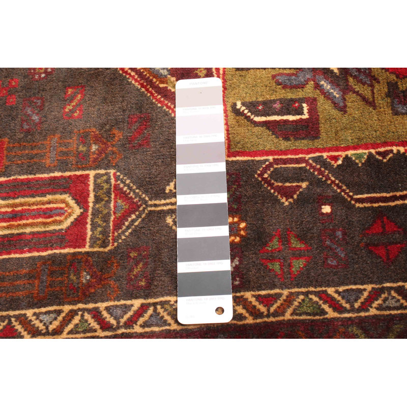 Tapis gris Teimani 3 pi 1 po x 4 pi 10 po