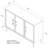 Sophia 51'' Rattan 3 Door Sideboard-71305934