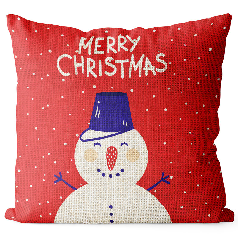  Housse de coussin carré en lin