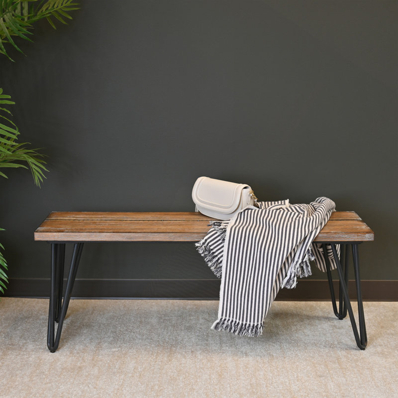 Banc de salle à manger en bois Aryven