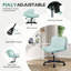 Chaise de travail pivotante en tissu Caelie-105049651