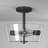 Samina Glass Semi Flush Mount-27709521