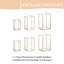 Alexyss 6 Piece Tabletop Lantern Set