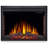Black Electric Fireplace Insert-668684879