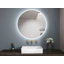 Round LED Bathroom Mirror with Light Adjustable Brightness,Anti-fog,Memory Function-116088031