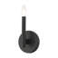 Marimar Steel Candle Wall Light-88580224