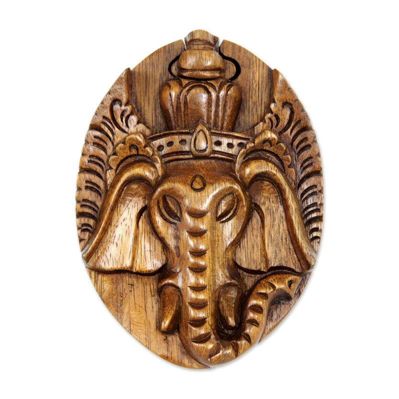 Boîte à puzzle en bois décoratif auspicious elayanti Lucana