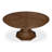 Giselle Extendable Oak Round Solid Wood Dining Table-108207496