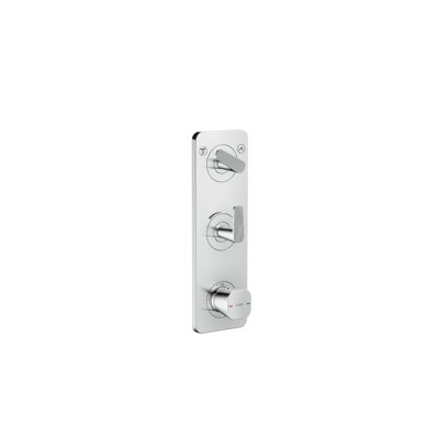 AXOR Citterio C Thermostatic Module Trim 15" X 5" For 2 Functions- Cubic Cut