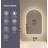 36 Inch Arch LED Front and Backlit Wall Mirror in Black-1347361006-1347360983