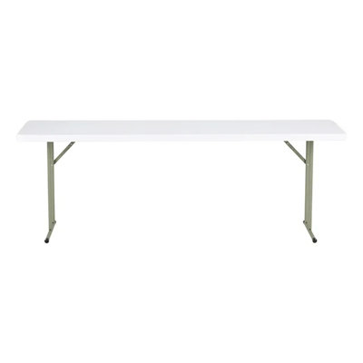 Rectangular Blow-Molded Plastic Folding Training Seminar Table