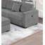 Canapé modulaire avec repose-pieds