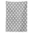 Ambesonne Star Tablecloth, Big Stars Pattern Monochrome Modern Baby Nursery Design Starry Night Themed, Rectangular Table Cover For Dining Room Kitchen Decor, 52" X 70", Grey White-44985087