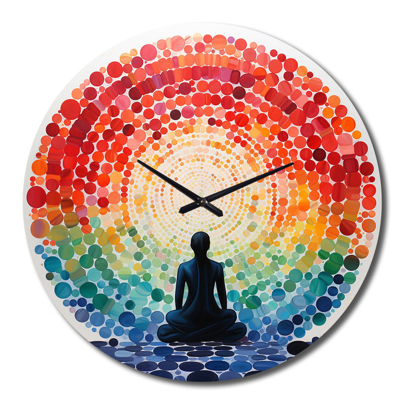 Horloge murale abstraite, Grand