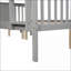 Structure de lit superposé double au-dessus de double - aucun sommier nécessaire, gris, pour la chambre à coucher / chambre d'amis-362681103