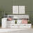 Wooden L-Shaped Daybed with Seven Storage Cabinets and Dual Drawers, a Multi-purpose Bed with an Integrated Study Table-1955307022-1955307023