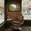 «Scenic & Cityscapes Arched View Coastal Village», peinture de paysage-278348565