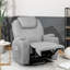 Fauteuil inclinable électrique pivotant de 34 po de largeur avec masseur