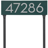 Floating 1-Line Lawn Address Sign