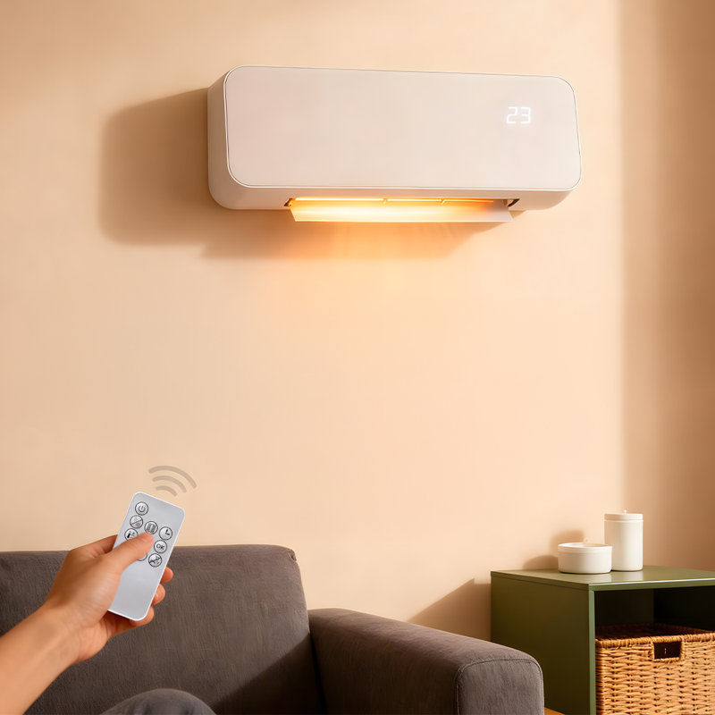 Living And Home 2000W 6824 BTU Electric Panel Space Heater with Adjustable Thermostat and with Digital Display