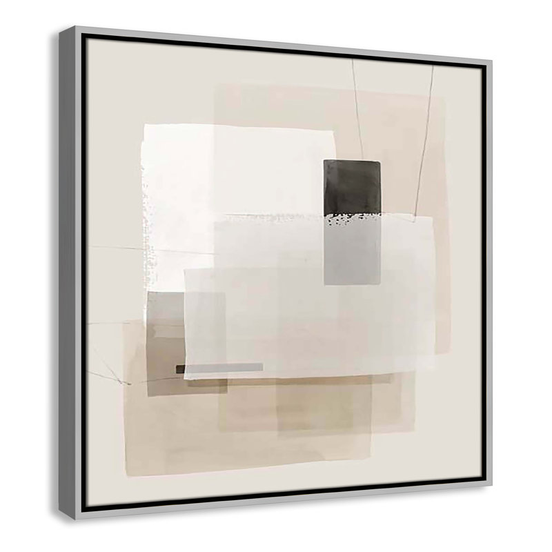 «Mystical Momentum II» par Hazel J, Encadrement argenté, H 25,5 po x l 25,5 po x P 2 po